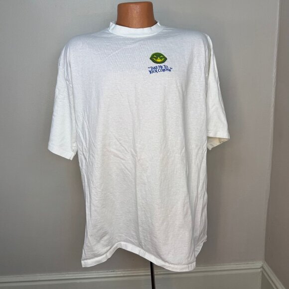 Vintage Y2K Corona Halloween T-Shirt, Lime-O-Lantern Beer Promo Outer Lime Zone - Picture 2 of 5